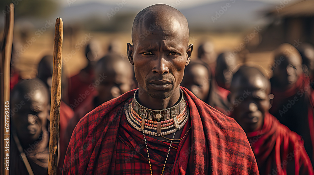 Maasai, Seminomadic Ethnic Group in Kenya and Tanzania
