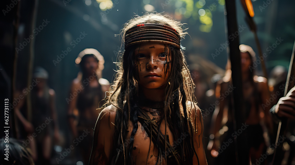 Yanomami - indigenous tribe in the Amazon rainforest. (69 characters)