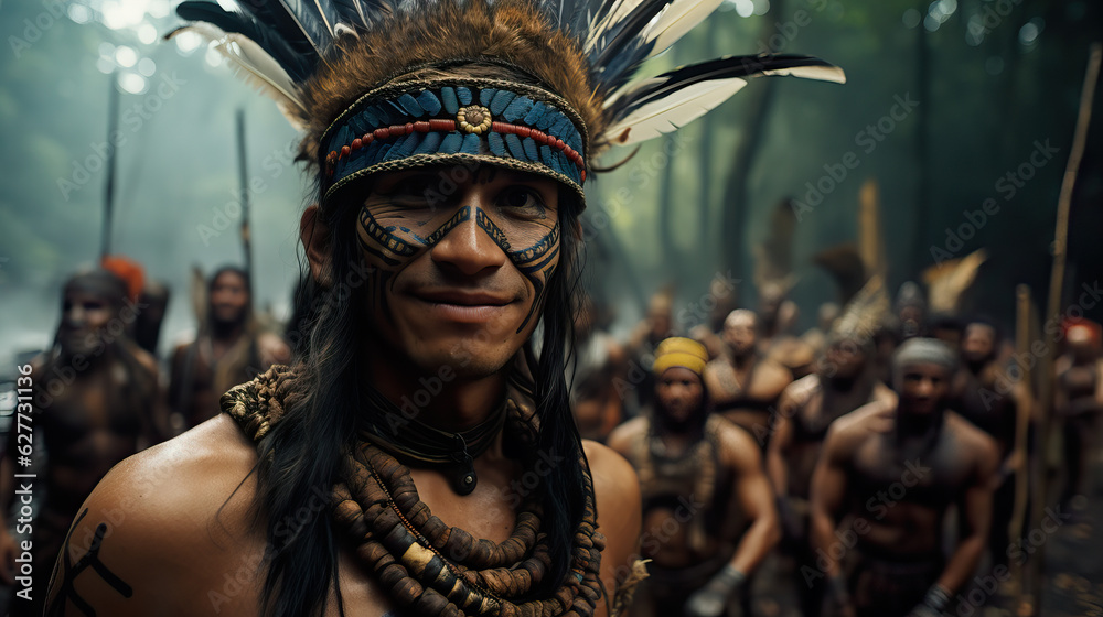 Indigenous tribe residing in the Amazon rainforest - Yanomami.