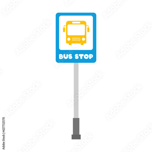 bus stop sign with good quality and good design