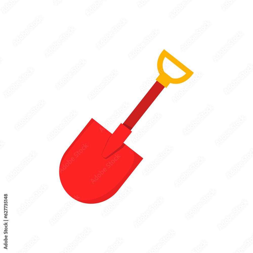 red shovel with good quality and good design red shovel with good quality and good design