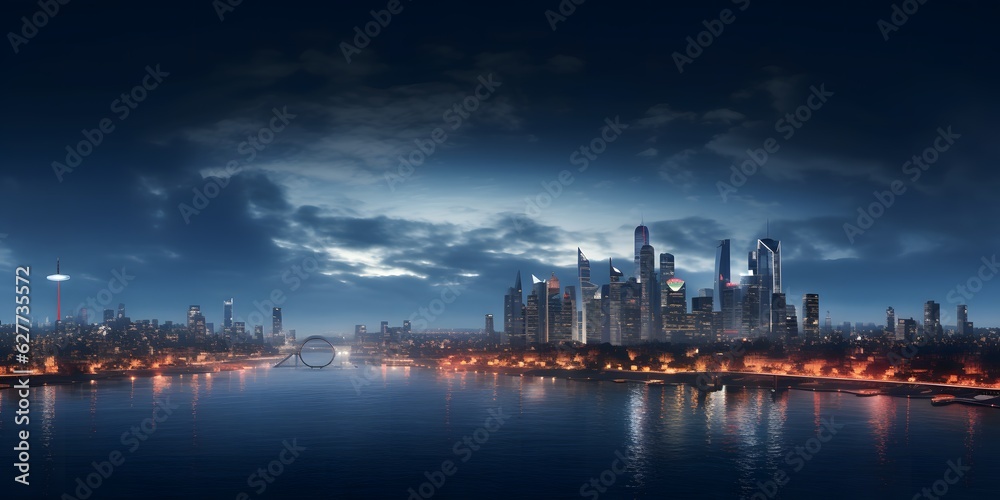 Fototapeta premium city skyline