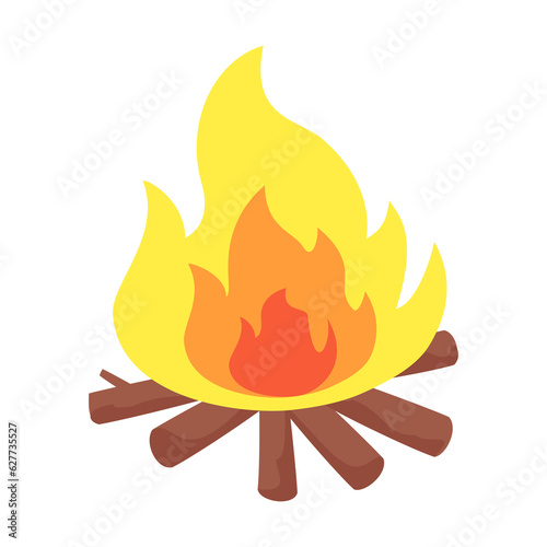 fire on wood with good quality and good design