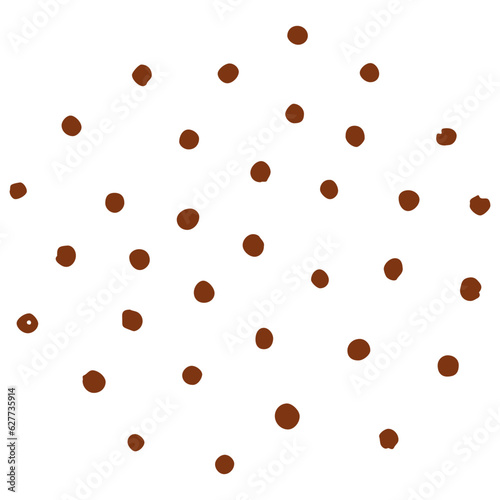 Abstract Dots Scribble