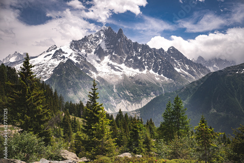 Chamonix landscape