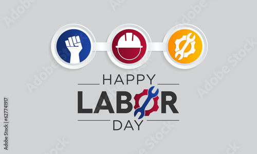 Labor Day in the United States of America is observed every year in September, to honor and recognize the American labor movement and their works and contributions. Vector illustration