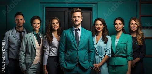 Portrait of a group of prof...
