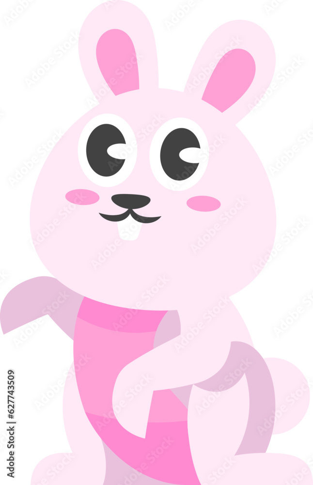 Cute Rabbit Illustration Cute Rabbit Illustration