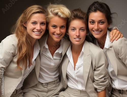 women having fun, generativ...