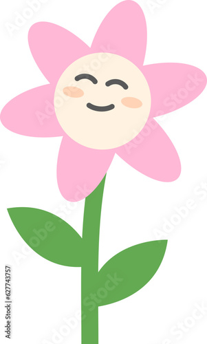 Cute Flower Character Illustration