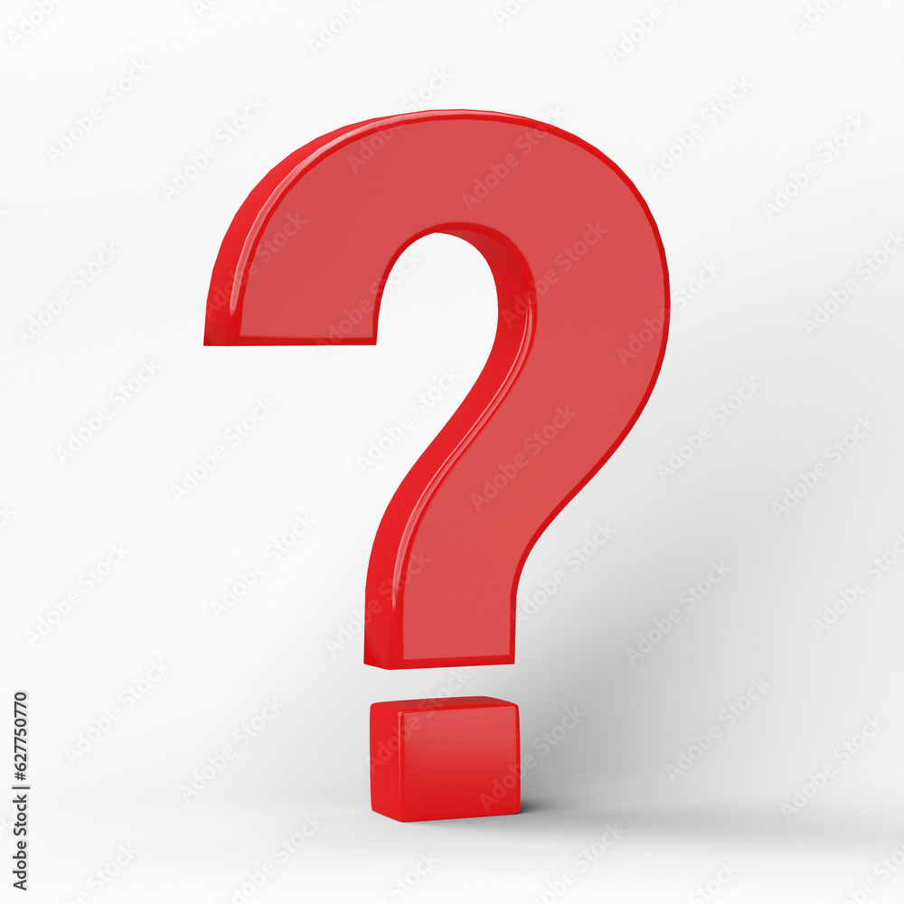 3D question mark icon or ask faq answer solution isolated on transparent background png file. 3D question mark icon or ask faq answer solution isolated on transparent background png file.