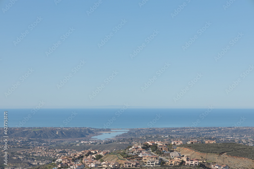 Scenic Mountain View from Double Peak Park, San Diego, San Marcos, California