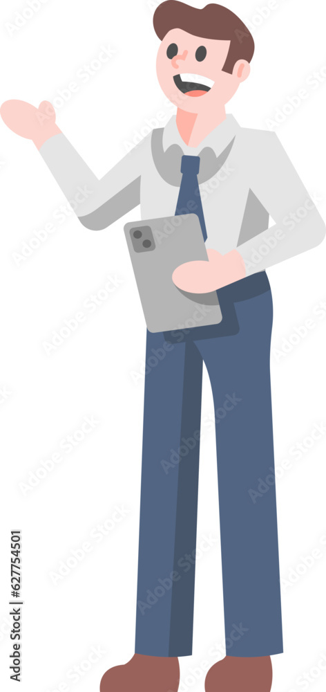 Simple People Business Illustration Simple People Business Illustration