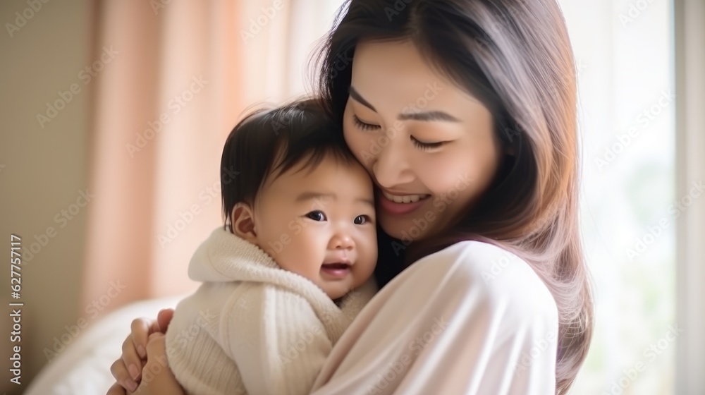 The Bond of Motherhood: A Portrait of a Mother and Child The Bond of Motherhood: A Portrait of a Mother and Child