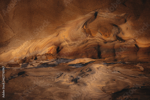 Sandstone Texture in La Jolla, San Diego, California