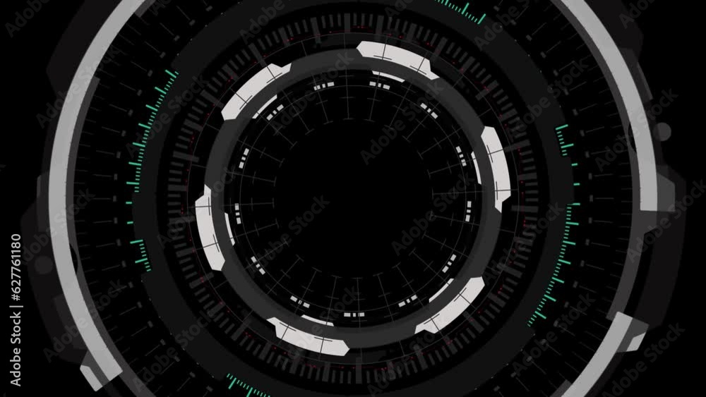 HUD Animation Circular Interface