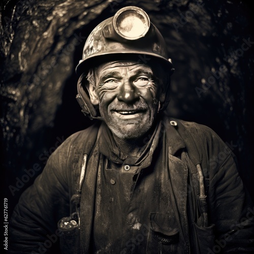 Photograph captures the essence of the profession of Miner © YouraPechkin