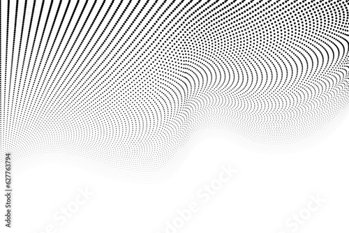 A creative vector vibrant halftone on white background