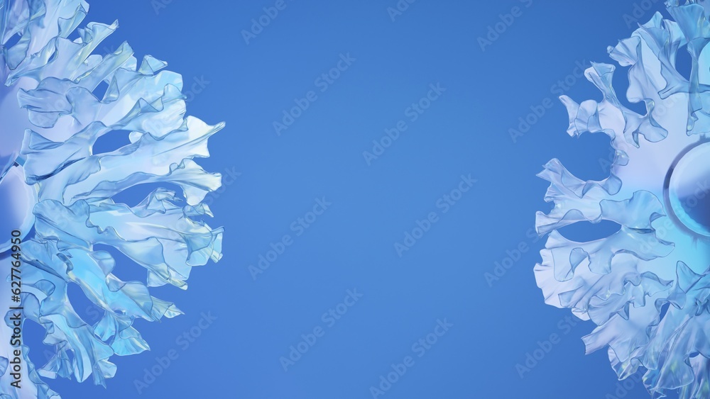 3d render abstract blue gradient crystal pattern frosted glass background 3d render abstract blue gradient crystal pattern frosted glass background