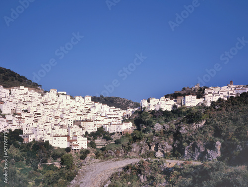 Alcala de los Gazules, white village in Spain © robepco