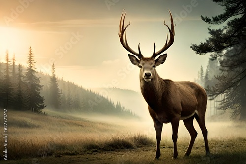 deer in the woods © Creative