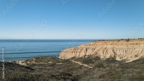 Sandstone Cliffs at Torrey Pines California