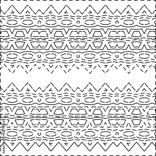 Dashes lines. Grunge texture. Black and white pattern. Abstract background for web page, textures, card, poster, fabric, textile.