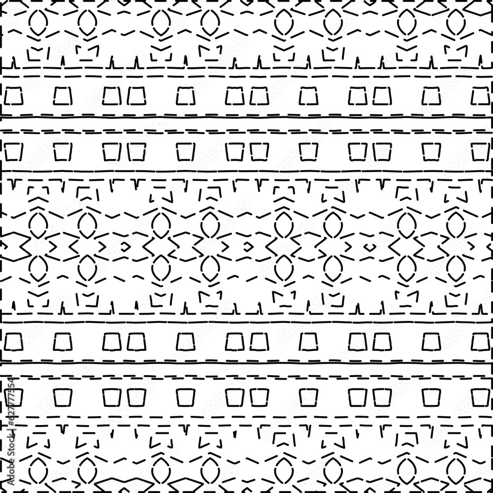 Fototapeta premium Dashes lines. Grunge texture. Black and white pattern. Abstract background for web page, textures, card, poster, fabric, textile.