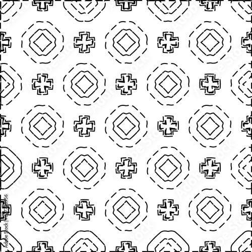 Dashes lines. Grunge texture. Black and white pattern. Abstract background for web page, textures, card, poster, fabric, textile.