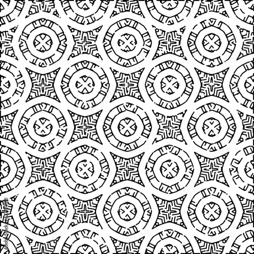 Dashes lines. Grunge texture. Black and white pattern. Abstract background for web page, textures, card, poster, fabric, textile.