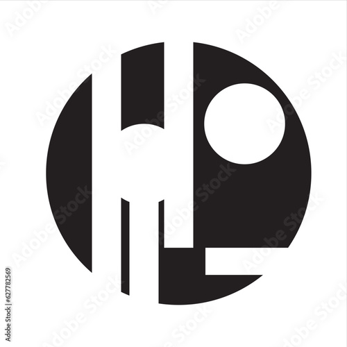 illustration of a black and white icon packet