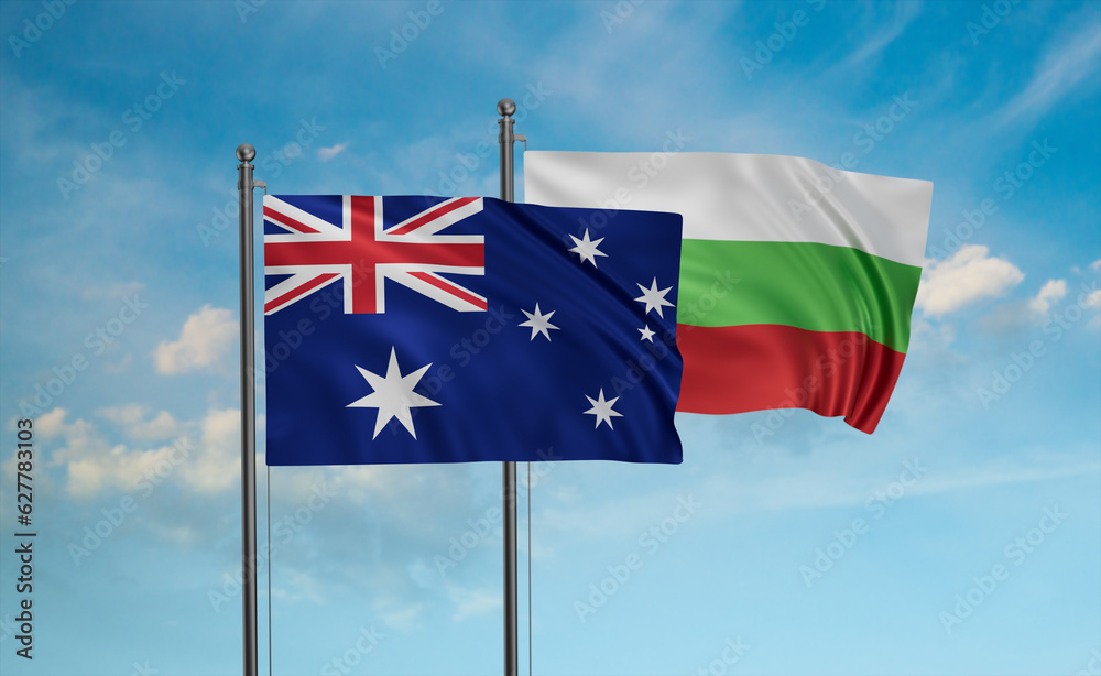 Fototapeta premium Bulgaria flag