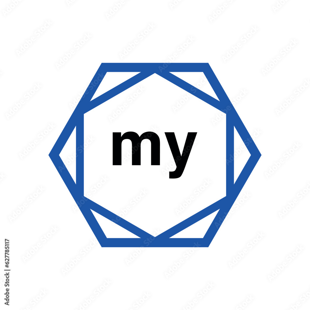 MY Company name in diamond shape. MY monogram. MY Company name in diamond shape. MY monogram.
