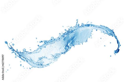 Water ,water splash isolated on white background, water splash, 