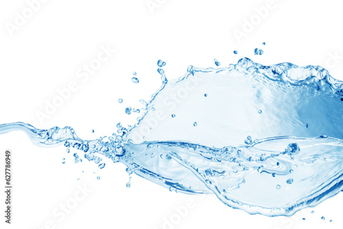 Water ,water splash isolated on white background, water splash, 