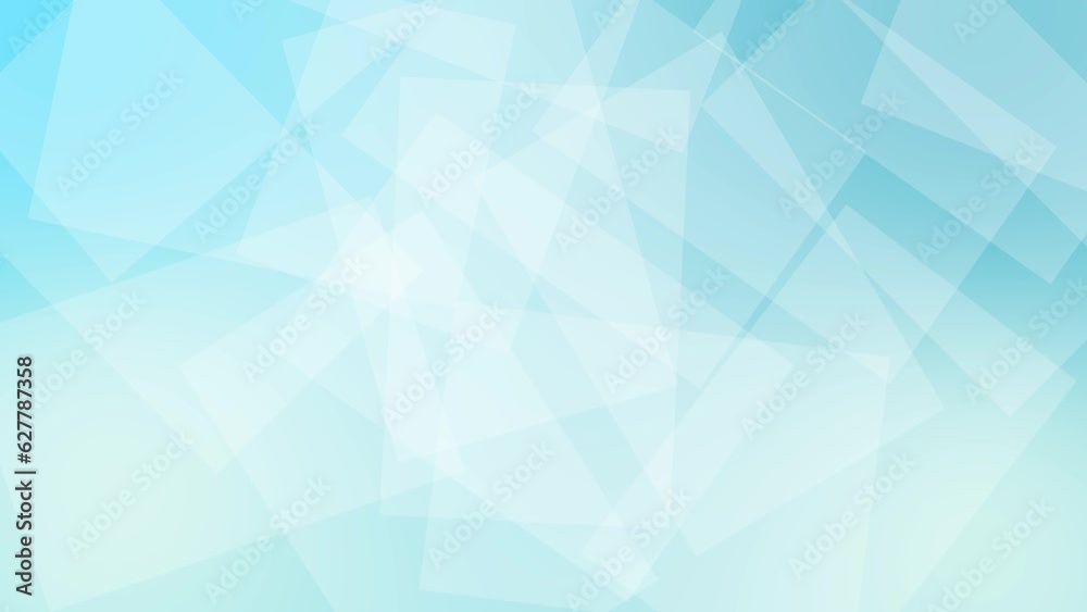 abstract geometric animation of triangle shapes smooth slow animate footage. blue background