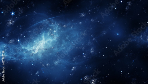 space galaxy background made with Generative AI