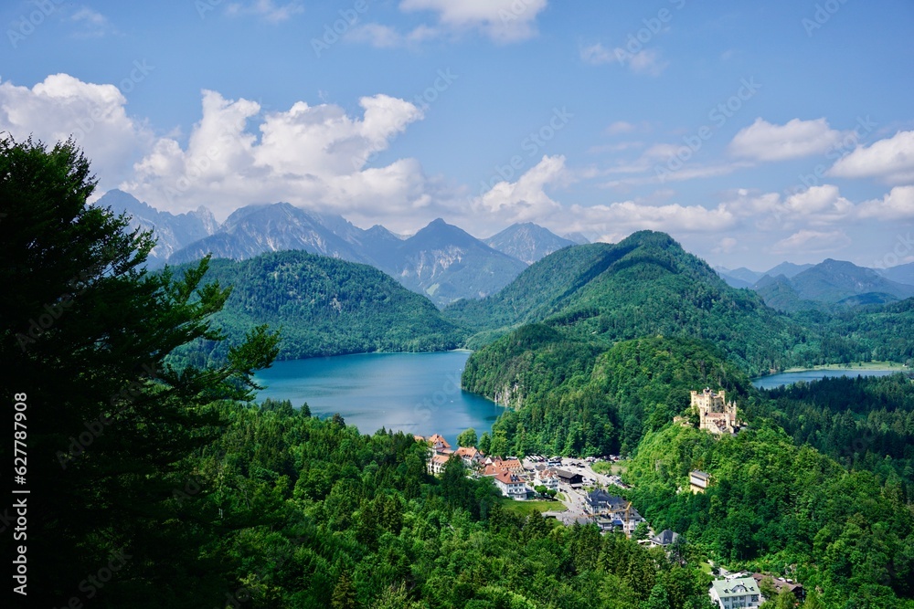 Schöne Berglandschaft mit Seen - Beautiful mountain landscape with lakes