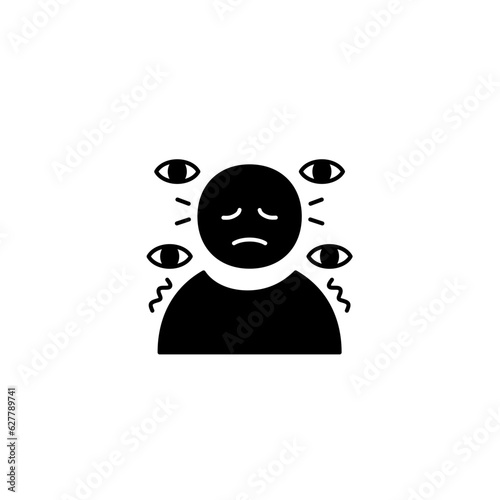 paranoia solid icon