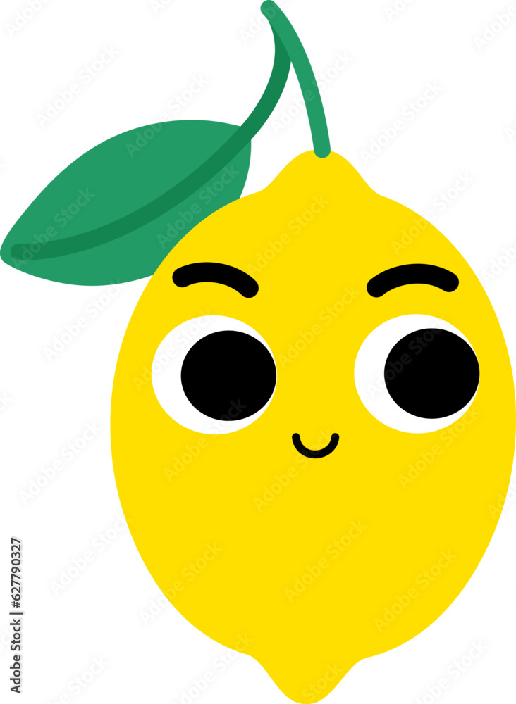 Basic Lemon Face Look Right Basic Lemon Face Look Right