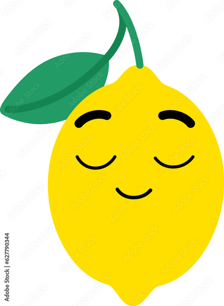 Lemon Face Basic Close Eye Lemon Face Basic Close Eye