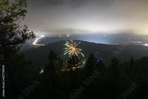 fireworks in mtns
 photo