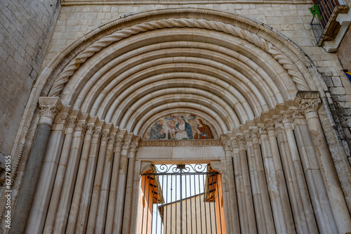 Sulmona, L'Aquila, Abruzzo. Glimpses of the historic center.