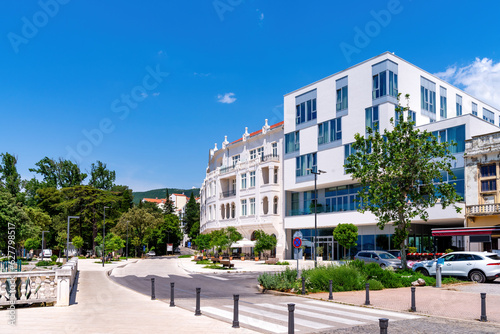 Cityscape of the idyllic village Crikvenica, Croatia