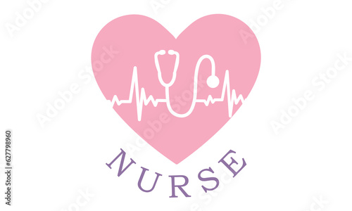 nurse Retro SVG Craft Design.