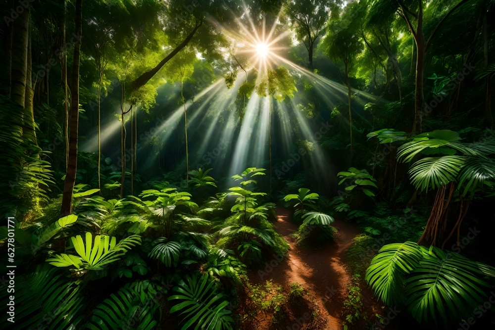 trees in the forest generated ai trees in the forest generated ai