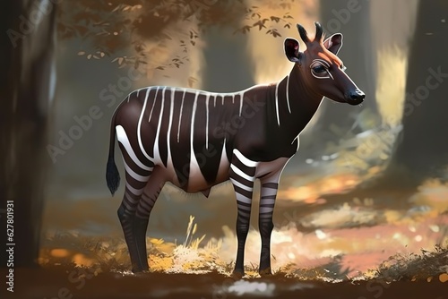The okapi is a mammal that is native to the Congo. Generated AI