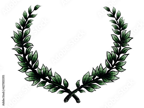 laurel wreath vector