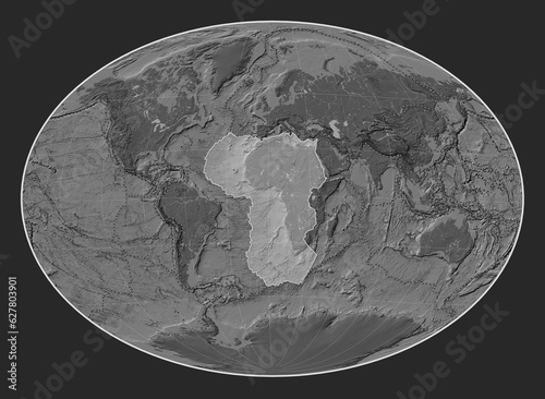 African tectonic plate. Bilevel. Fahey Oblique. Boundaries