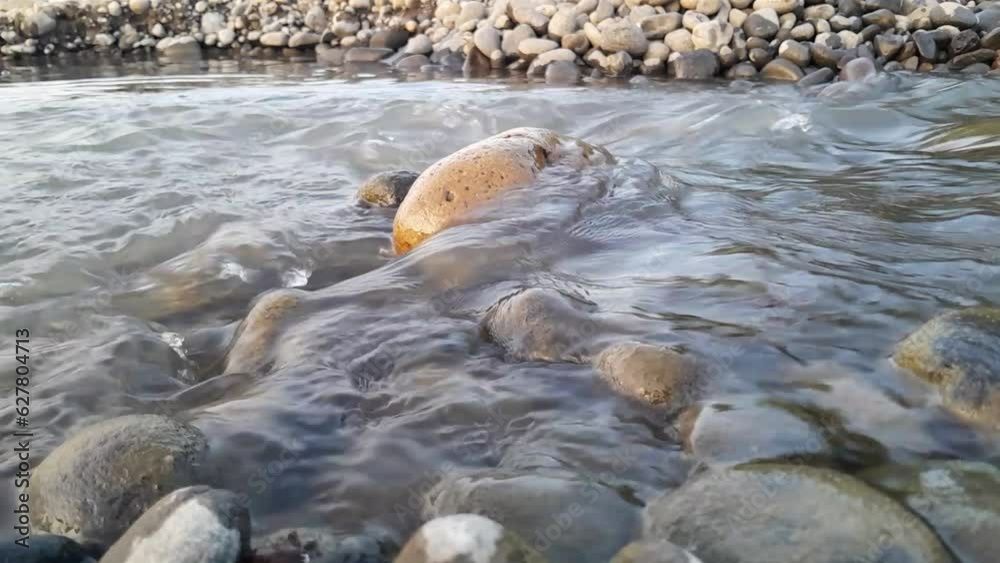 stone on the river